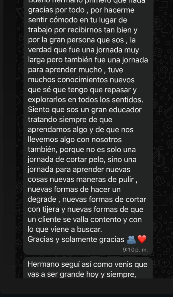 Testimonio de alumno